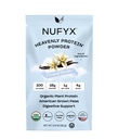 NUFYX® • Polvere Heavenly Protein® • Piselli coltivati al 100% biologici al mondo • Vegan • Gluten Free • Carb basso (Vanilla sana, Packet)