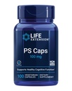 Prolungamento della vita PS Caps, fosfatidilserine, per prestazioni cognitive, senza glutine, non OGM, vegetariano, 100 capsule