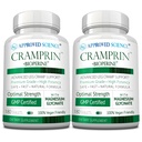 Approvato Cramprin Scienza - Magnesio ad alto assorbimento, Vitamina B Complex, BioPerine - 6 mesi di alimentazione - 2 bottiglie - Vegan