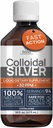 Liquido d'Argento Colloidale 16 fl oz 30 PPM - Acqua d'Argento Bioattivo - Sostegno Immune Naturale Soluzione Integratore Nano Sol - Minerali Ionica - Argento Strutturato Organico