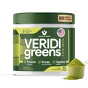 Veridi Greens per gli uomini 40+ | Polvere giornaliera di Superfood Greens per la salute della prostata, l'ormone e il supporto energetico | Premium USA Blend con Spirulina, Saw Palmetto, Zinc & Enzymes
