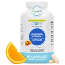 Nucleo Med Scienza Vitamina Liposomica C 1000mg, 60 Capsule - Integratore Liposomico Naturale Non OGM Vitamina C che promuove la pelle sana - Sistema immunitario Booster per adulti, Supporta la formazione del collagene
