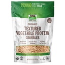 NOW Foods, Organic Textured Soy Protein Granules, Non-OGM, Versatile, Proteine Versatile, 8-Ounce (Packaging May Vary)