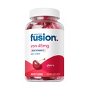 Bariatrico Fusion Iron Supplemento per l'anemia femminile | Ferro masticabile con vitamina C | Cherry Flavored Soft Chew | Gentle on Stomach Ferrous Fumarate for Women and Men | Gluten Free | 60 Count