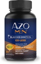 AZO controllo della vescica maschile, supporto giornaliero della vescica Progettato specificamente per gli uomini aiuta a mantenere il controllo sano della vescica e ridurre l'urgenza occasionale*, supporta la salute della prostata*, 30 CT