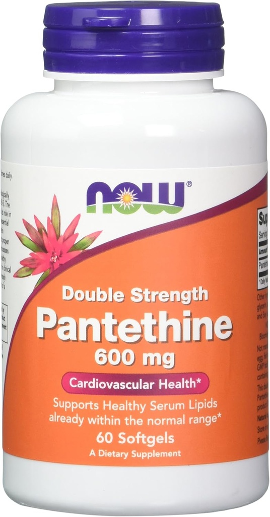 Ora Foods, Pantethine 600 mg, 60 Softgels (Pacchetto di 2)
