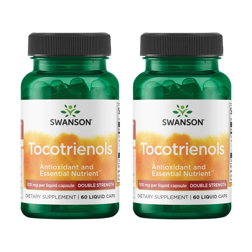 Cigno doppio resistenza Tocotrienols - Antiossidante - (60 capsule liquide, 100 mg ogni) 2 confezione