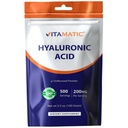 Polvere di acido ialuronico vitale 200mg - Supporta tessuto connettivo sano e articolazioni - Promuove la pelle sana giovanile - 100 Gram