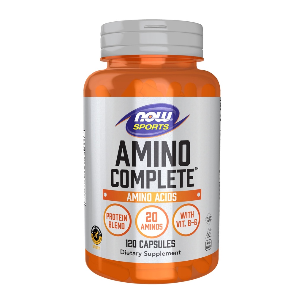NOW Amino Complete, 120 capsule (Pack of 2)