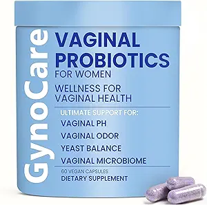 Probiotici vaginali per le donne pH Balance | Prebiotici e probiotici per le donne | Welness femminile per la salute vaginale | Odor Relief | 60 capsule