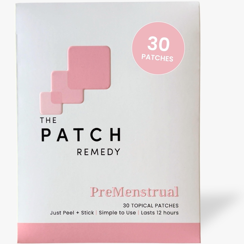 Il Patch Remedy Pre Menstrual Patch | Chasteberry, Magnesio, Sera Primrose, Dong Quai, B6 & Vitamina E | 30 Patches