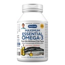 ANDREW LESSMAN Massimo Essenziale Omega-3 Arancione - 30 Softgels - Ultra-Pure, Olio Omega-3 ad alta potenza. Alte DHA, No Stomach Upset, No Contaminants, No Mercury. Piccolo Facile da ingoiare Softgels