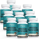 2400 MG Liposomal Glutathione Softgels, Max Absorption, Active Form L-Glutathione Ridotto (GSH), con Acido Ialuronico, Resveratrolo, Antiossidanti Master per Detox, Cervello, Sistema Immune, 600 Softgels