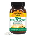 Enzimi masticabili per il supporto alla digestione - Natural Anaapple & Papaya Flavor, Assist con l'assorbimento dei nutrienti, Contiene Papain & Protease - 200 Ct