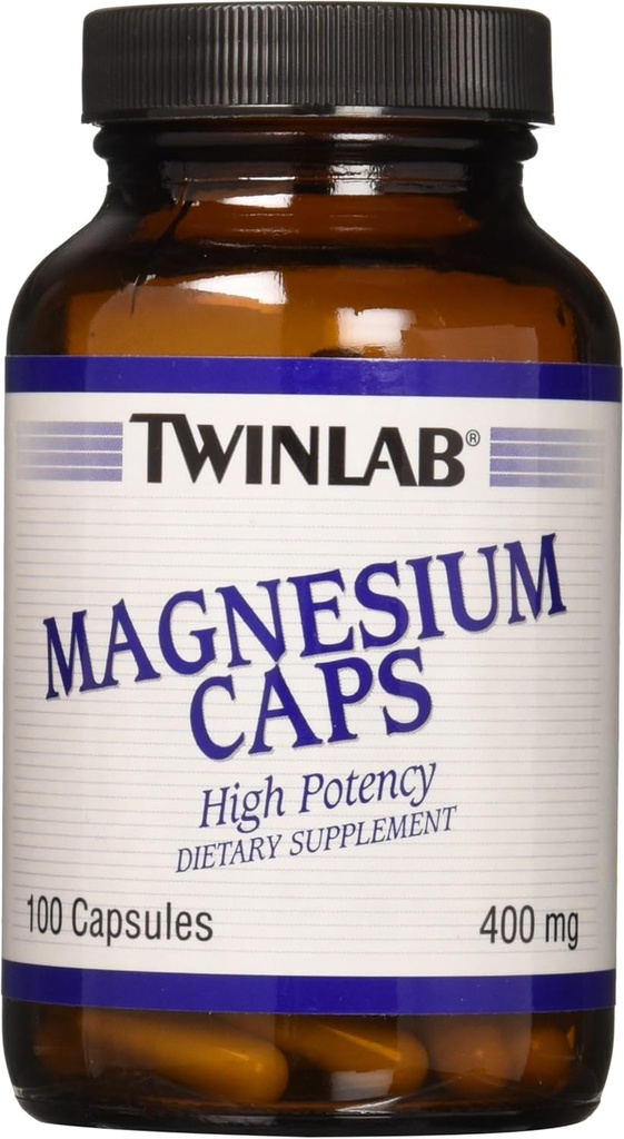 Twinlab - Magnesio Caps, 400 mg, 100 capsule