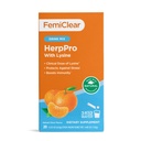 FemiClear HerpPro Drink Mix, con L-Lysine 3000mg, Zinco, Vitamine A & C, Ashwagandha, Immunità & Stress Supplemento per le donne & uomini, 20 Stick Packets