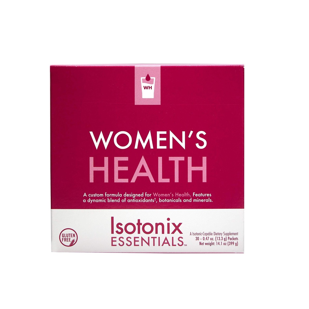 Isotonix Essentials Salute delle donne - Multivitamina con collagene, vitamina C, probiotici, capelli, pelle e supporto per unghie, migliora la salute e vitalità immunitarie, 30 pacchetti