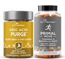 Uric Acid Purge and Primal Move Bundle - Supporto per la salute comune completo avanzato per mobilità attiva, flessibilità e comfort