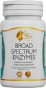 Cocó Marzo N.M.D Broad Spectrum Enzymes- 18 Enzimi per il supporto Gluten-Lactose-Digestivo -Adult & Children Acid and Bile Resistant - Dairy Free, Vegan, 460 mg di Miscela Proprietaria, 60 Capsule