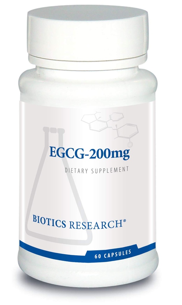 Biotics Research EGCG 200 mg Estratto di tè verde, Camellia sinensis, 50% EGCG, Polifenoli, Supporto cardiovascolare, Neuroprotezione, Funzione Immune sana, Mantenere Metabolismo sano, 60 capsule