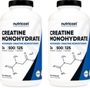 Nutricost Creatina Monoidrato 3000mg Serving, (750mg Per Capsule), 500 Capsule (2 Bottiglie)