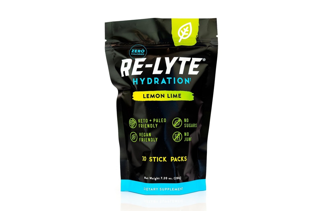 Miscela della polvere della bevanda dell'elettrolita di ri-lento di REDMOND (Lime di lemone), 30 pacchetti di stick