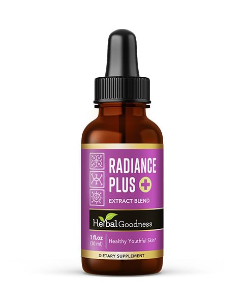 Radiance Boost Liquid Collagen 1oz – Proteine Vitali Peptidi del collagene, Glutathione Liposomal, Chiodi della pelle dei capelli Vitamine per le donne e gli uomini – Glow-Enhancing Collagen Liquid Formula