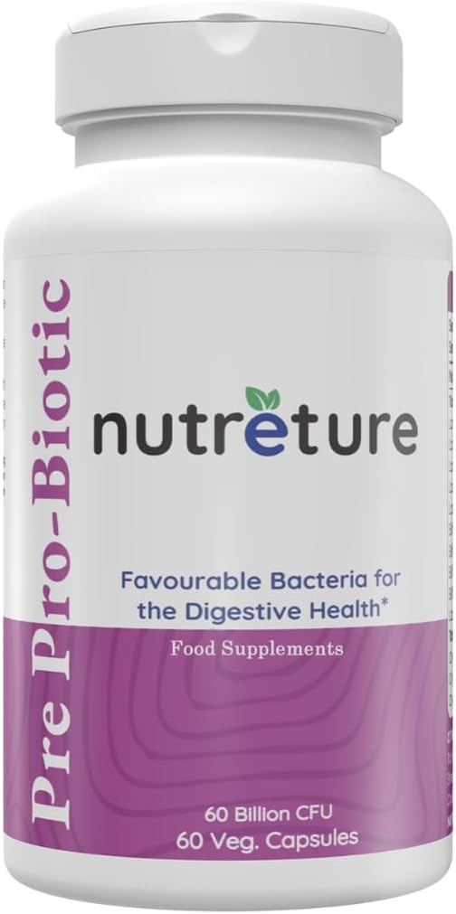 60 miliardi di probiotici per gli uomini | 60 capsule Mens probiotic Supplemento | prebiotici per Gut Health | probiotici per la salute digestiva