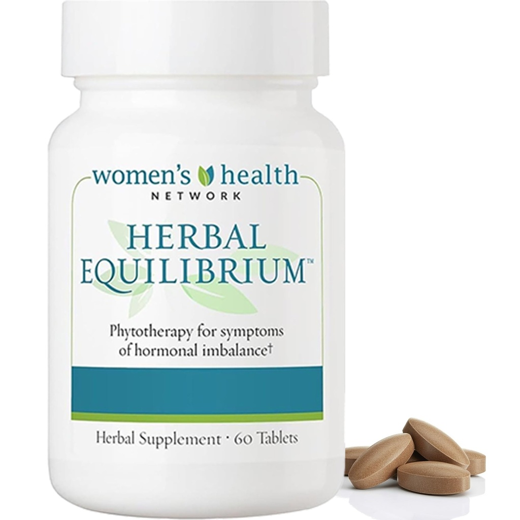 Herbal EquilibriumTM - Natural, Full-Spectrum Relief per Peri/Menopause Symptoms con 7 estratti di erbe provette (30 giorni di alimentazione)