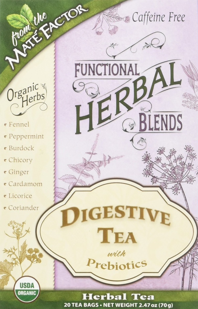 Mate Factor Funzionali miscele di erbe - Tè Digestivo con Prebiotici 20 Bag (S)