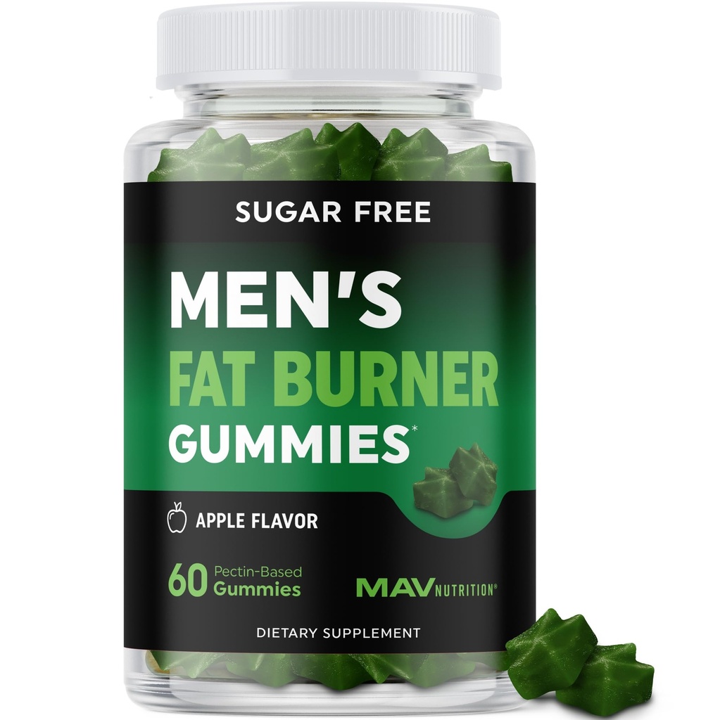 Fat Burner Gummies per la perdita di peso | The verde, Verde chicco di caffè, Garcinia Cambogia & chetoni | Bruciatore grasso di pancia per gli uomini perdita di peso Gummies | Apple aromaed, Pectin-Based | 60 Gummies