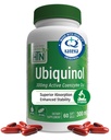 Ubiquinol 300mg 60 Softgels come Kaneka QH ridotto CoQ-10 | stabilizzato - 3 ° partito testato | Biodisponibilità potenziata | Cardiovascolare & Mitochondria Funzione Support | Non OGM