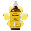 Omega 3 Fish Oil per cani pelle e cappotto - Wild Alaskan Pollock olio per Itchy Skin- Omega 3 acidi grassi per cani - Liquid EPA & DHA Supplementi - con zinco, vitamina C, B2, B7 & E - 16 Fl Oz