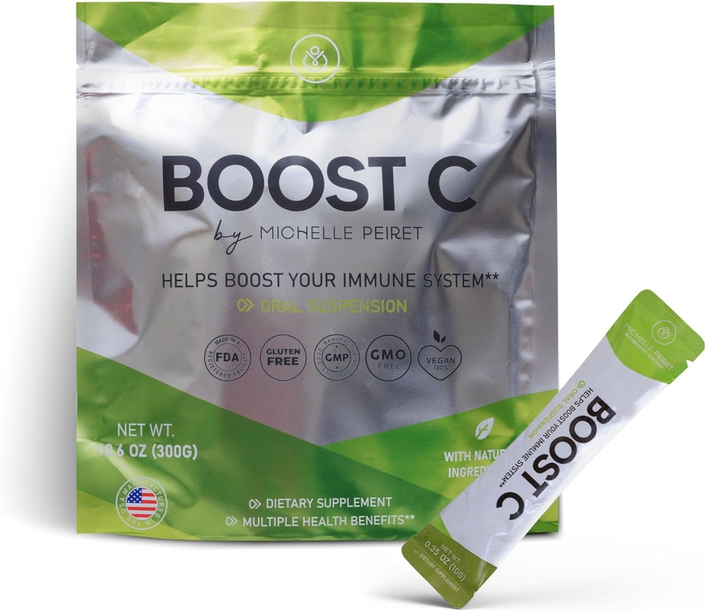 Vitamina C Powder | Non OGM | Ideale per migliorare i muscoli, Shakes & Beverages | Nutrient-Rich Formula | 30 Serve |