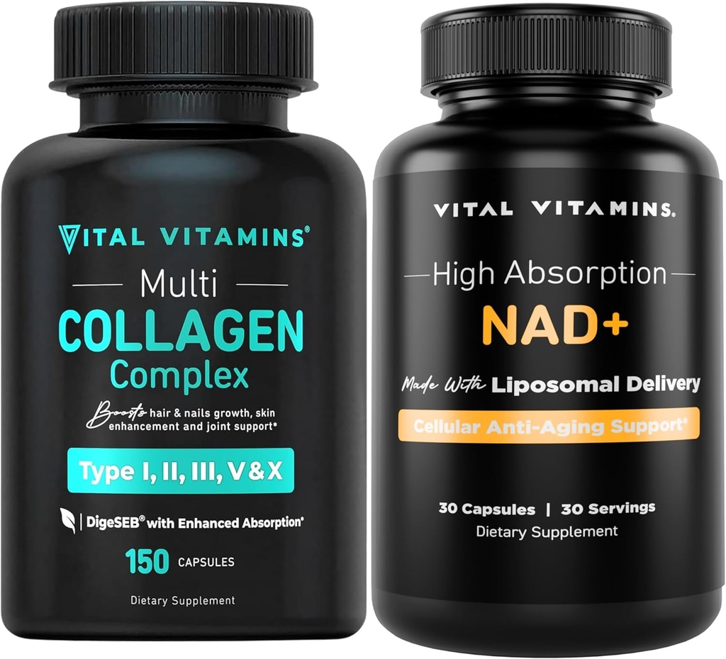Vitamine vitali capsule multi collagene + NAD+ Supplemento