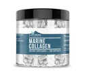 Peptidi di collagene di elementi terrestri (200 capsule) Collage di pesce idrolizzato, Non OGM, Senza profumo, Biodisponibile (960 mg)