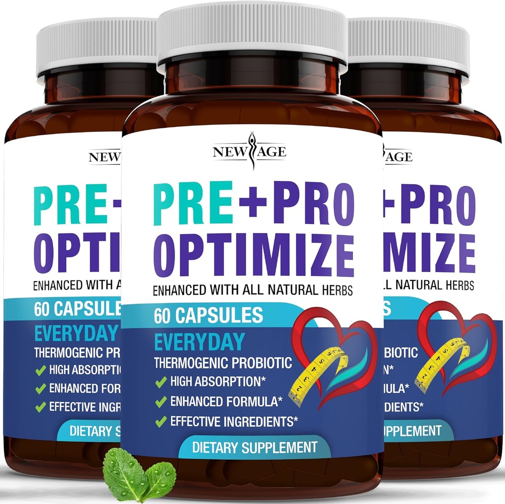 Pro Optimize Probiotics for Women, Menopause, 70 miliardi di CFU, Salute Digestiva - Supporto per Bloating, Flash Caldi, Supporto Congiunto, Maglioni Notturni - Gut Health & Metabolism - Dong Quai (180 (Pack of 3))