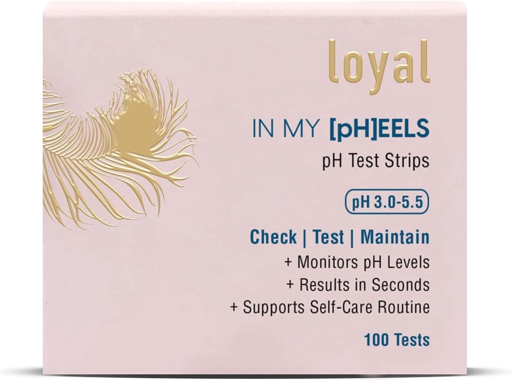 Loyal in My [PH] EELS Feminine pH Test Strips 3-5.5 | Monitora i livelli di pH | Risultati in Secondi | Supports Self-Care Routine (100 Test)