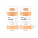 Salute per Habit Collagen Supplemento 2 Pack (120 capsule) - Vitamina C & Vitamina E, 2000mg, Peptidi di collagene, Assorbimento Superiore, Supporta la tua pelle, Non OGM, Zucchero Libero (2 Confezione)