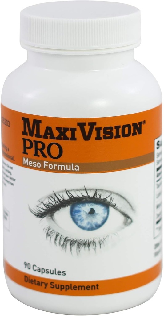 MaxiVision® PRO Meso Formula - Mesozeaxanthin - Lutein - Zeaxanthin - 90 capsule, 1 bottiglia