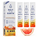 Salt of the Earth Premium Zero-Sugar Electrolyte - Realizzato con sale himalayano rosa - Pacchetti di polvere di idratazione | Ingredienti Premium | Keto & Paleo Friendly | 3 Sticks, Arancione