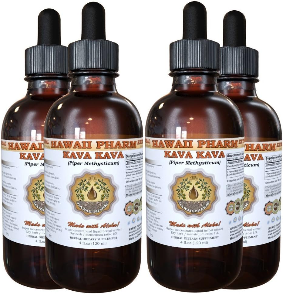 Kava Kava (Piper Methysticum) estratto liquido 4x4 oz