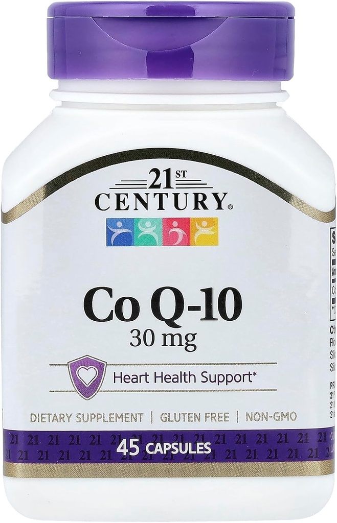 21st Century Co Q10 30 mg capsule, 45 conte (21341)