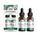 GuruNanda Gutcleanse 2-Step Kit - Integratore alimentare per aiutare con digestione - Miscela di acido Fulvic, Wormwood, Clove & Neem Extract, 2x1 FlOz