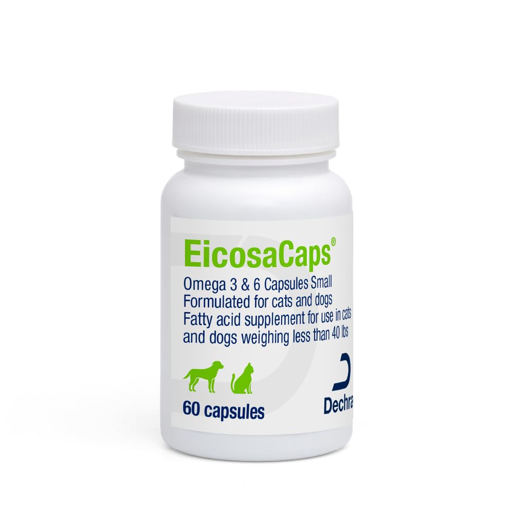 EicosaCaps® Omega 3 & 6 capsule per cani e gatti, 120 ct