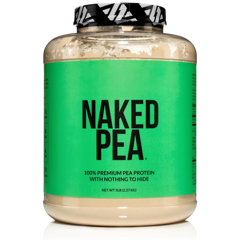 NAKED Pea - 5LB 100% Pea Protein Powder da North American Farms - Unflavored Vegan Pea Protein Isolate - Plant Protein Powder, Easy to Digest - 76 Servings