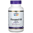 21st Century Flaxseed olio 1000mg Softgels 120 Conte (3 Confezione)