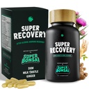 SuperBonsai Super Recovery Capsule per Celebrazione Postale e Rilievo Mattino - Tutto Natural Holistic Support - 3 Capsule Prese Prima di Bere e una Serve Opzionale Dopo (14 Serve)