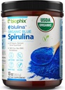 biophix Blu Spirulina Polvere Blu Blulina 10 oz - Algae Organic Spirulina Polvere 283 Serve - Superfood Supplement - Pigmento Blu Naturale - Espirulina en Polvo Organica Pura Azul